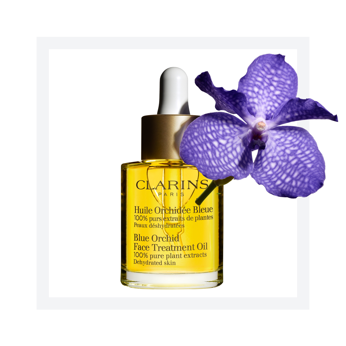 à¸à¸¥à¸à¸²à¸£à¸à¹à¸à¸«à¸²à¸£à¸¹à¸à¸�à¸²à¸à¸ªà¸³à¸«à¸£à¸±à¸ Clarins Blue Orchid Face Treatment Oil