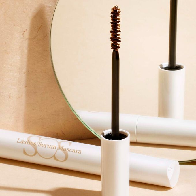 SOS Lashes Serum Mascara With Castor Oil - Lash Boosting Mascara