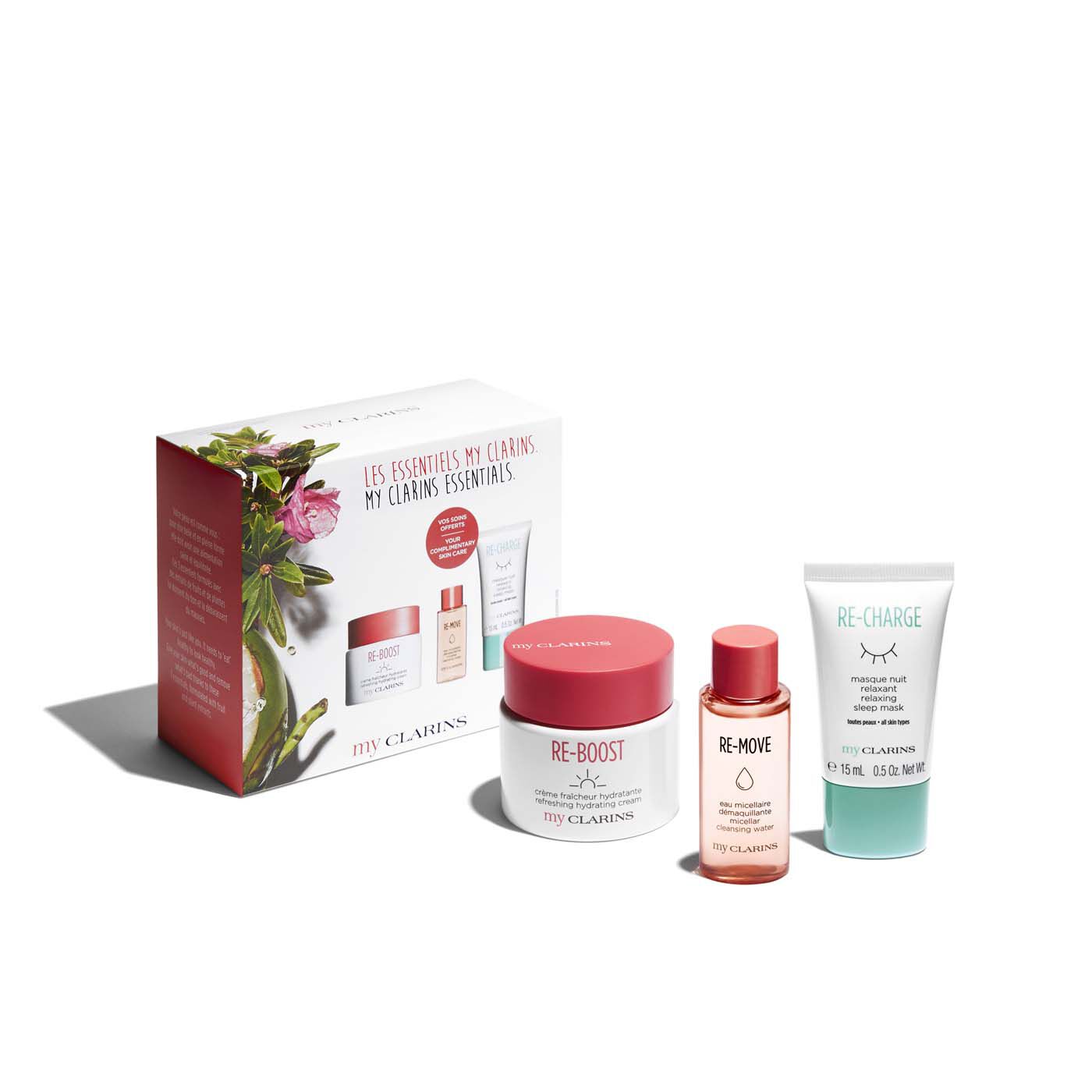 clarins re boost gift set