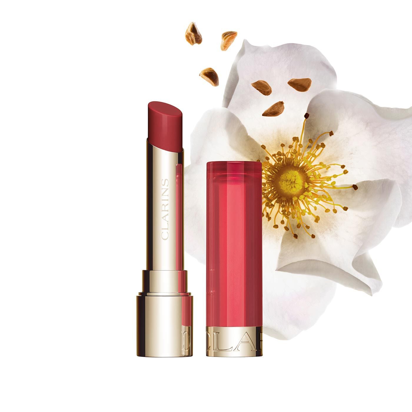 Clarins Lip Oil Balm Hydrating Peptide Balm 0.1 Oz. - 05 cherry