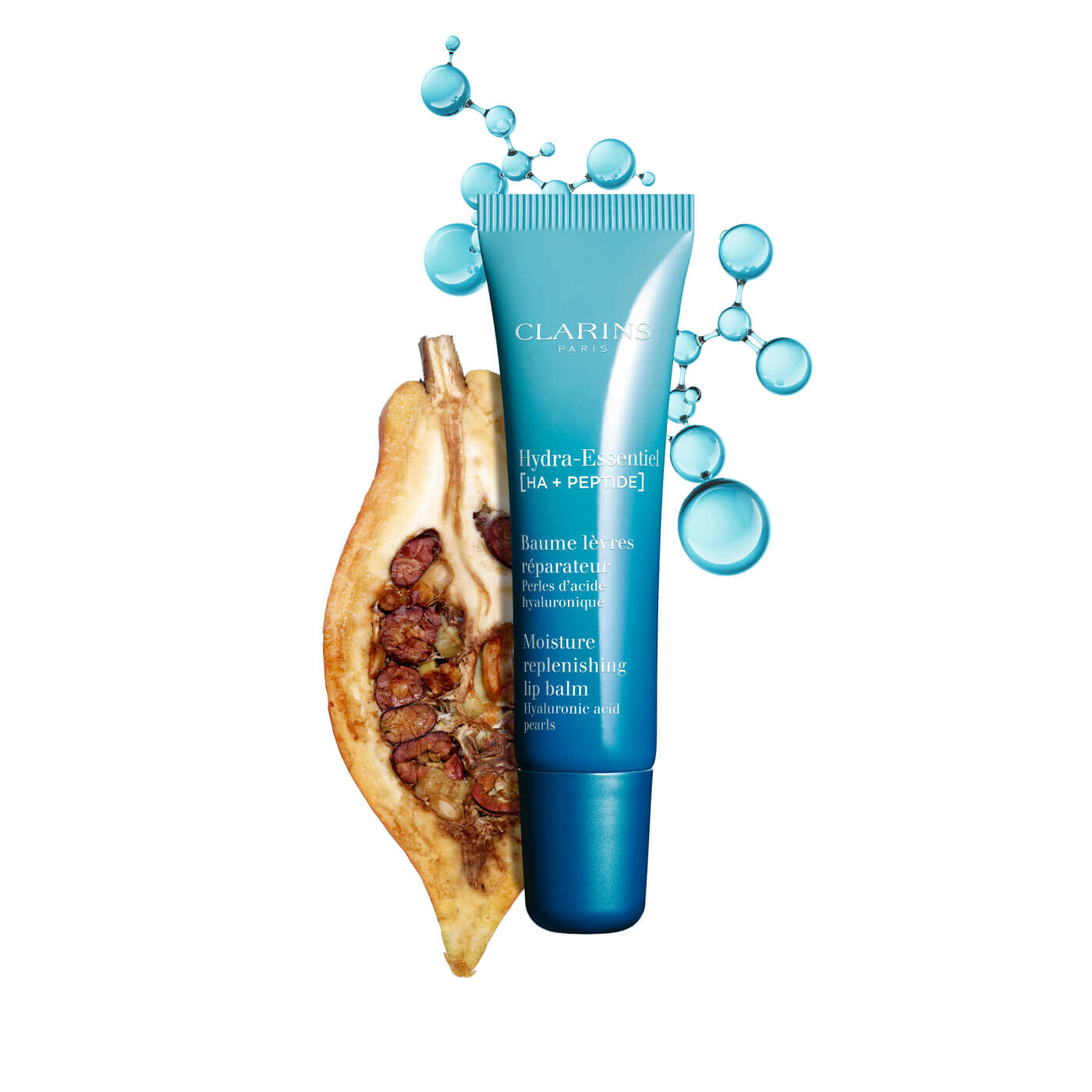 Hydra-Essentiel [HA + PEPTIDE] Moisture Replenishing Lip Balm | CLARINS®