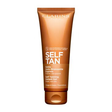 Self Tanning Instant Gel - Quick + Instant Self Tanner Gel for Face + Body