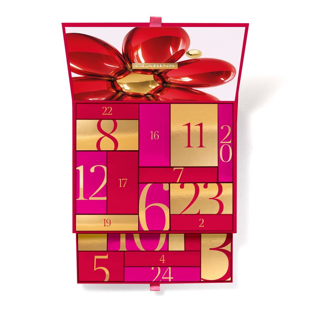 24 Day Beauty Advent Calendar Gift Set, 24-piece skincare + makeup