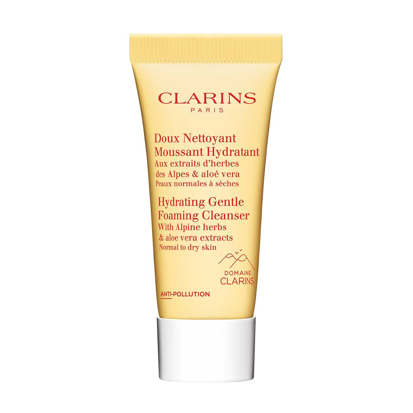 clarins doux nettoyant moussant hydratant