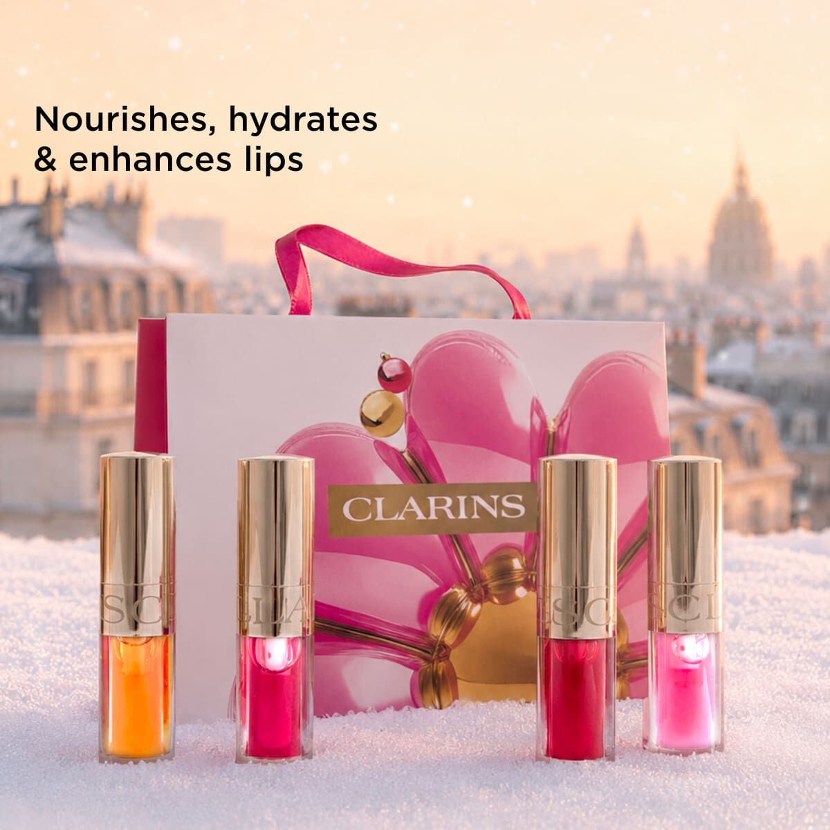 Holiday Kiss Lip Oil Minis Gift Set | CLARINS®