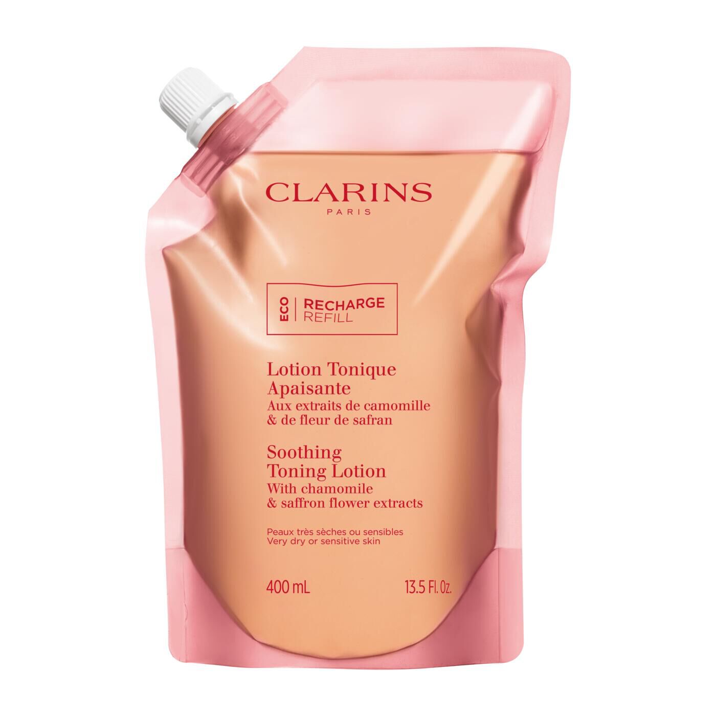 Clarins Soothing Toning Face Lotion - Sensitive Skin Eco-refill 13.5 Oz. Refill