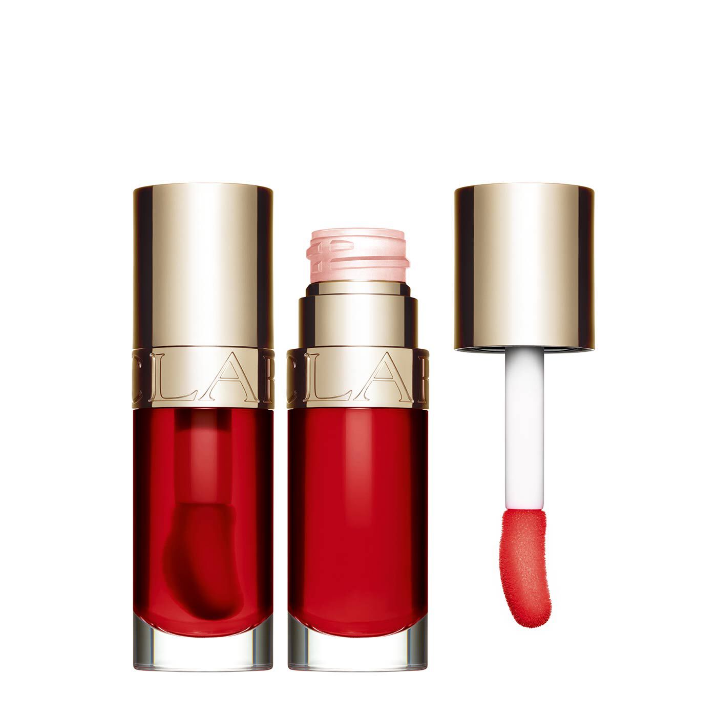 Shop Clarins Lip Comfort Oil - Tinted Lip Oil In 8 Strawberry