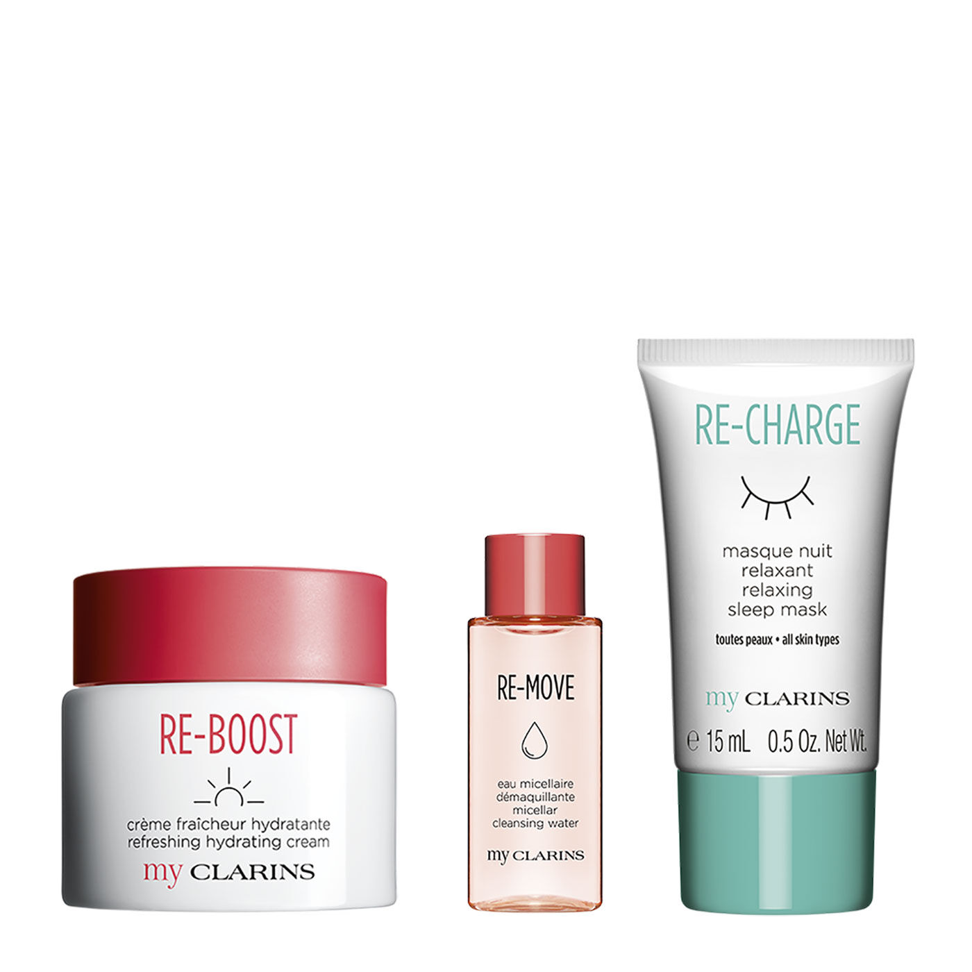 clarins re boost gift set