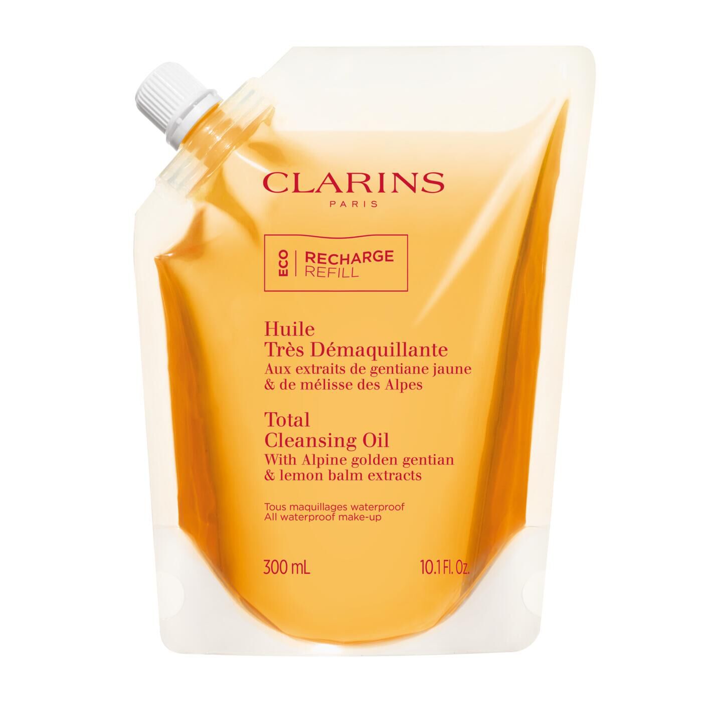 Shop Clarins Total Cleansing Oil Eco-refill 10.1 Oz. Refill