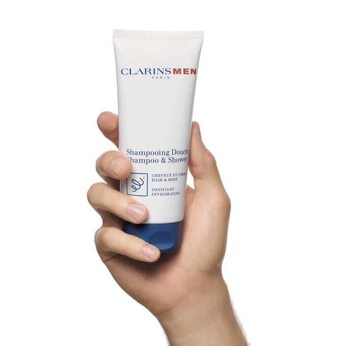 ClarinsMen Shampoo + Shower - Gentle 2-in-1 Shampoo + Body Wash for Men