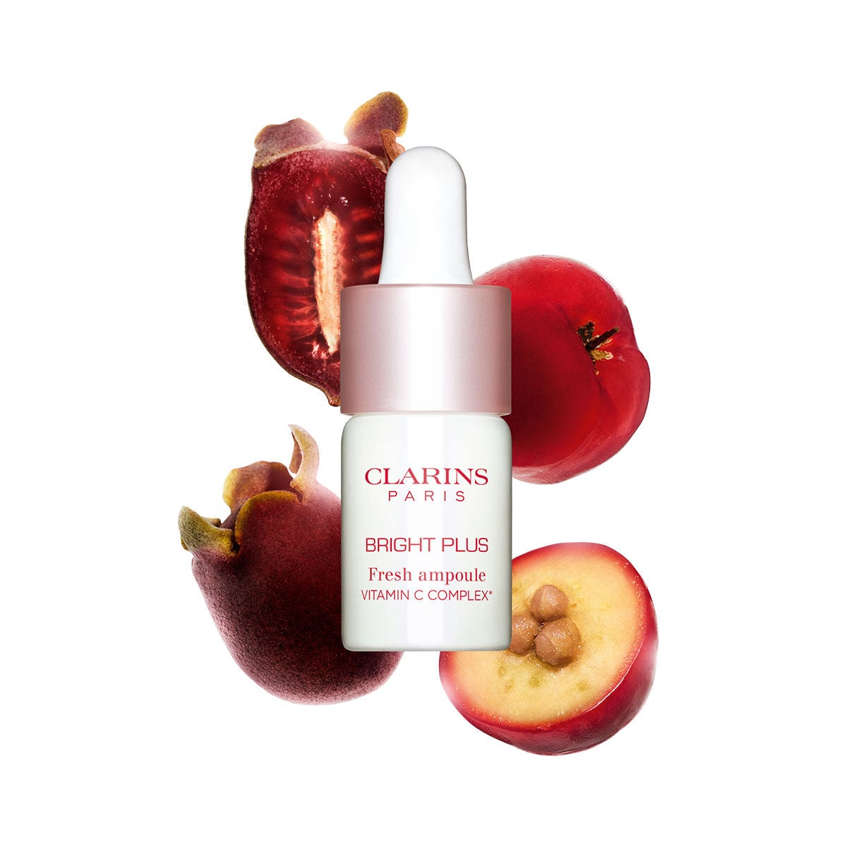 Clarins Bright Plus Vitamin C Ampoule - Intensive Dark Spot Treatment 0.2 Oz.
