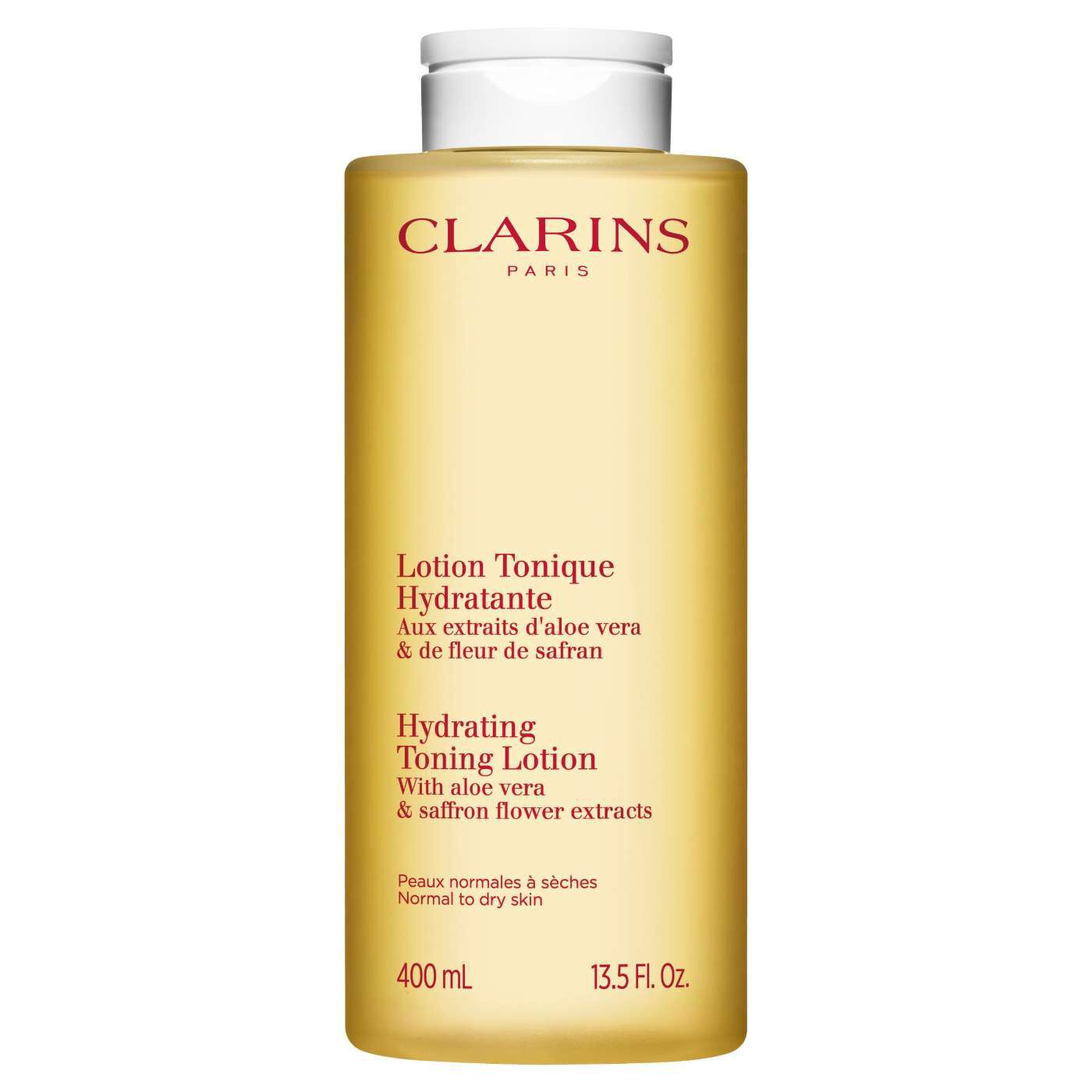 Shop Clarins Hydrating Toner + Face Lotion - Normal Dry Skin 13.5 Oz.