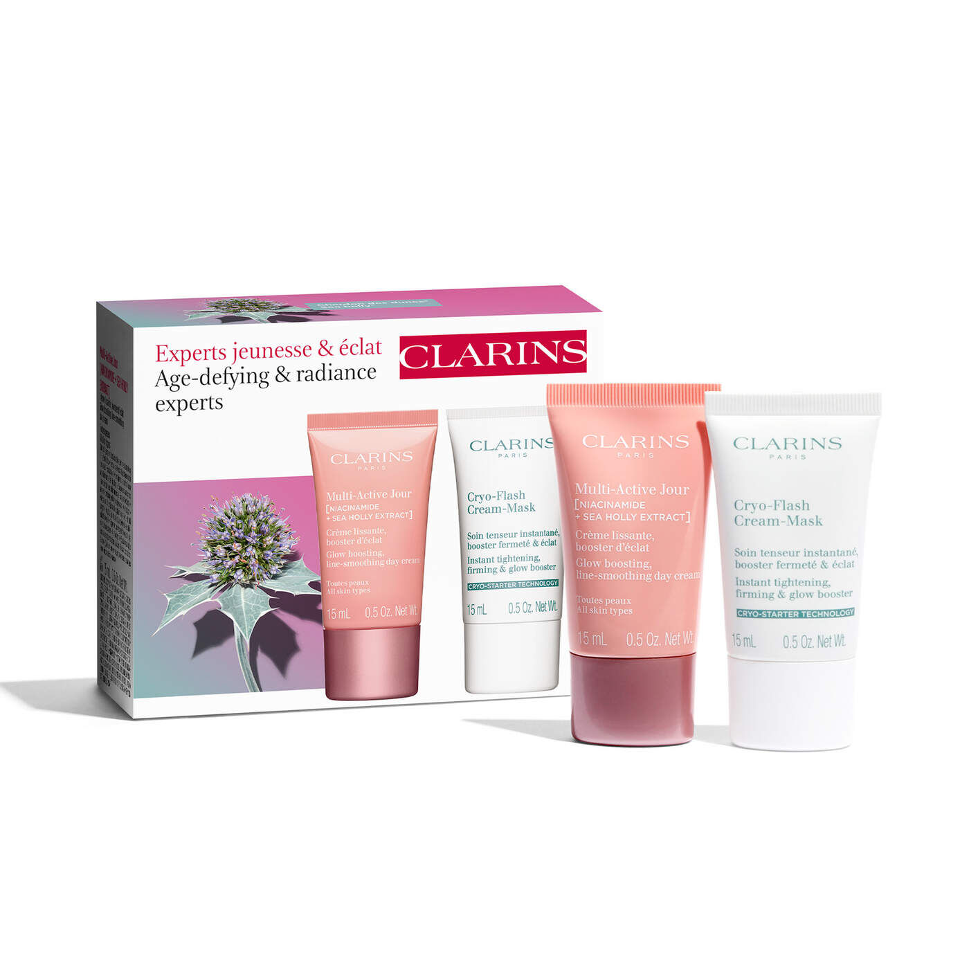 Clarins Multi-active Travel Kit In White