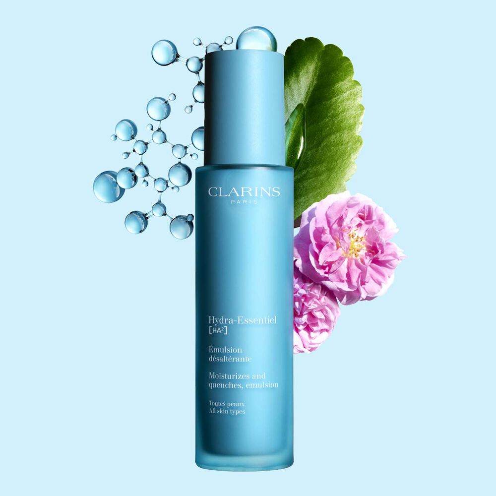 Hydra-Essentiel Face Emulsion with Double Hyaluronic Acid - Hydrating + Light Lotion