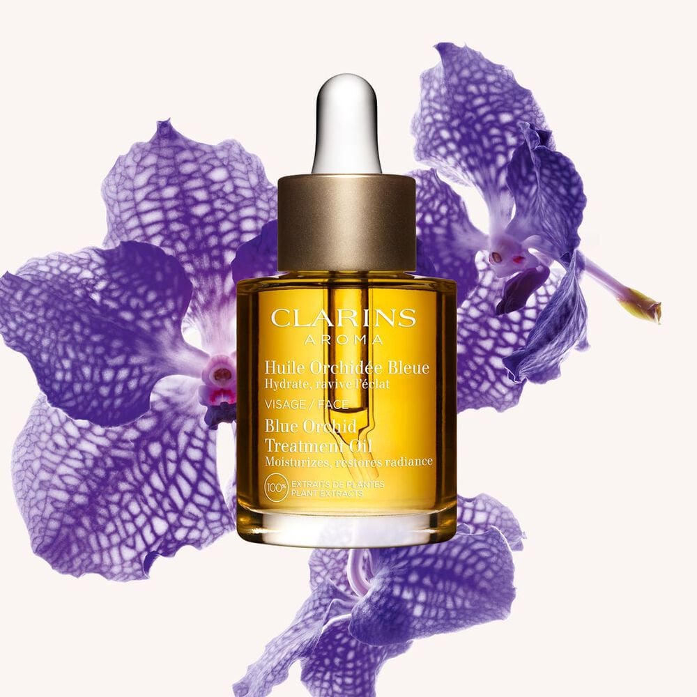 Blue Orchid Hydrating Face Treatment Oil for Dry Skin
