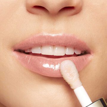 Black + White Lip Comfort Oil with Shimmer