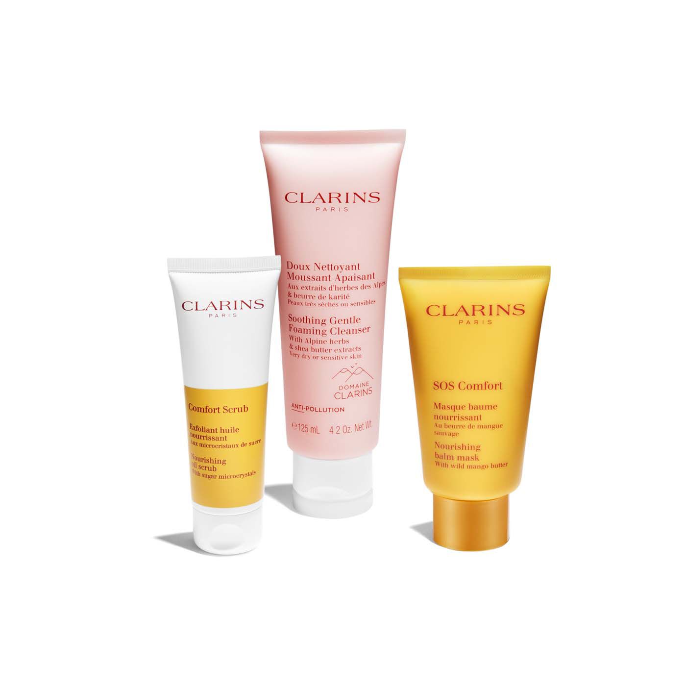 clarins shea butter face wash