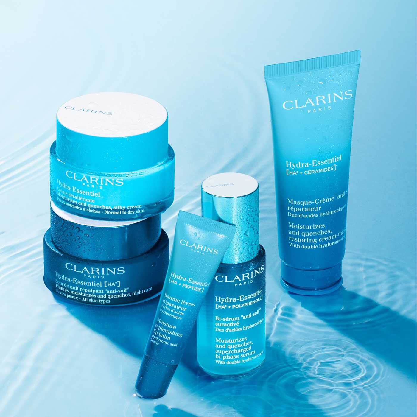 Hydra-Essentiel [HA + PEPTIDE] Moisture Replenishing Lip Balm | CLARINS®