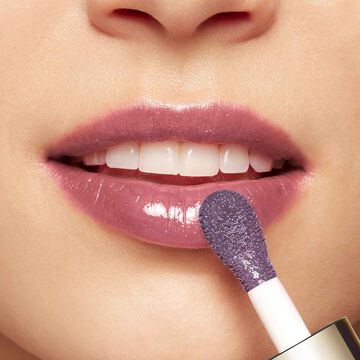 Black + White Lip Comfort Oil with Shimmer