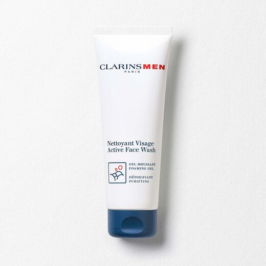 ClarinsMen Active Face Wash - Gentle, Cleansing, + Foaming Face Wash for Men