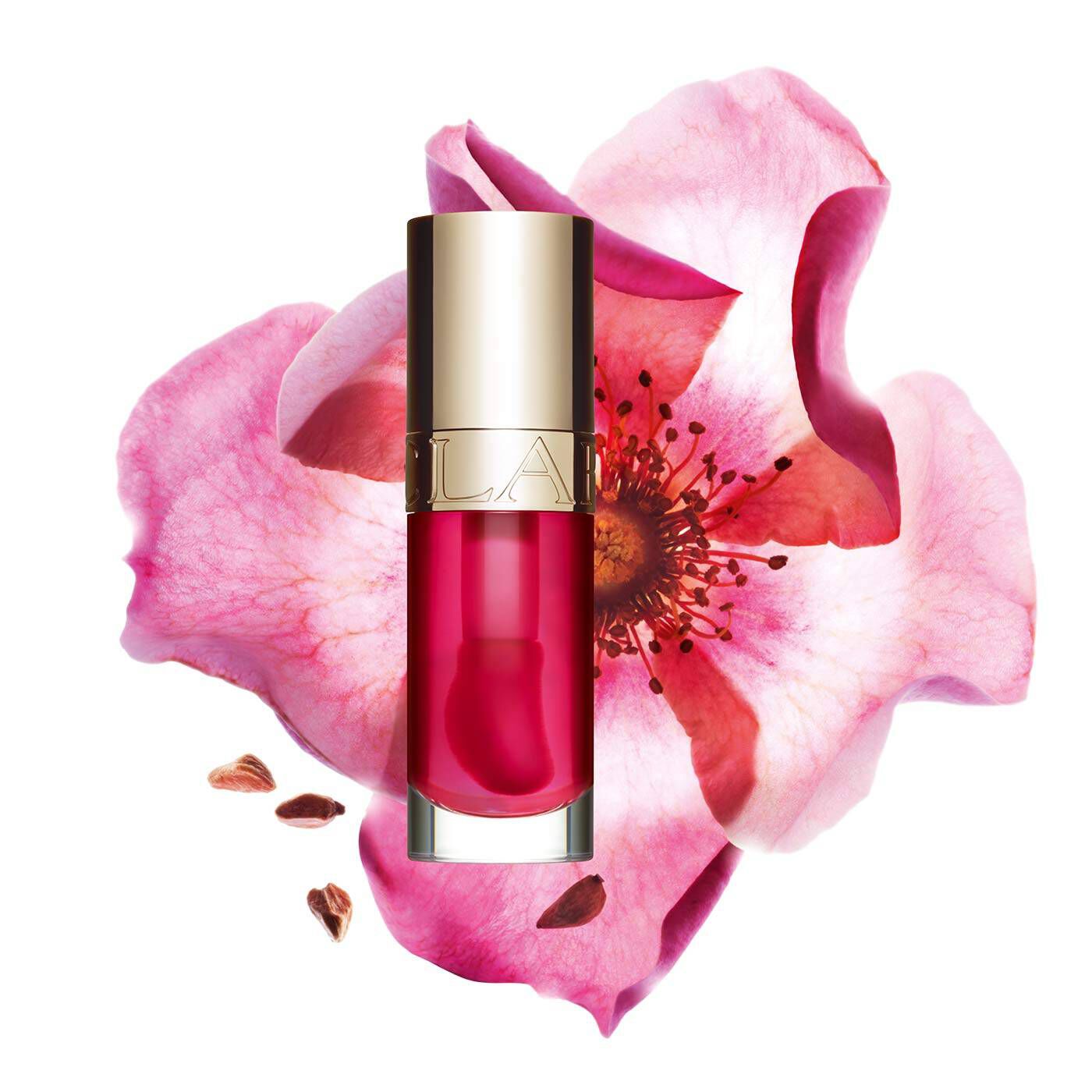 Shop Clarins Lip Comfort Oil - Tinted Lip Oil In 4 Pitaya