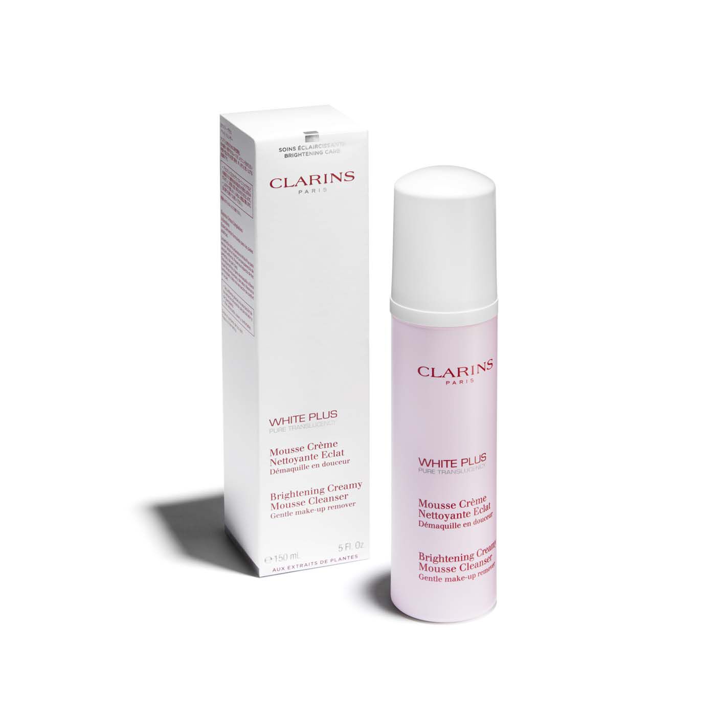 clarins white plus mousse cleanser