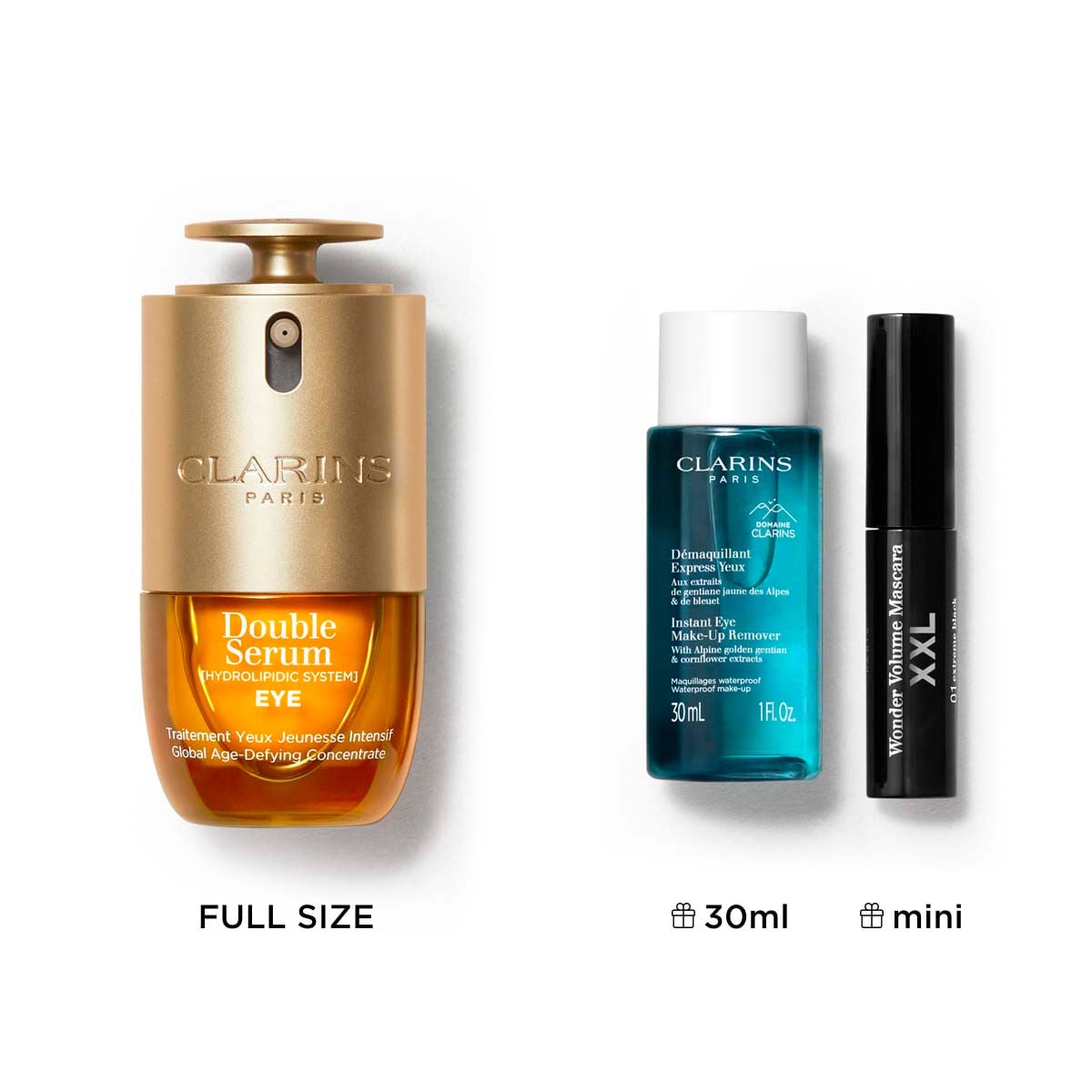 DOUBLE SERUM® Eye Brightening + Depuffing Gift Set | CLARINS®
