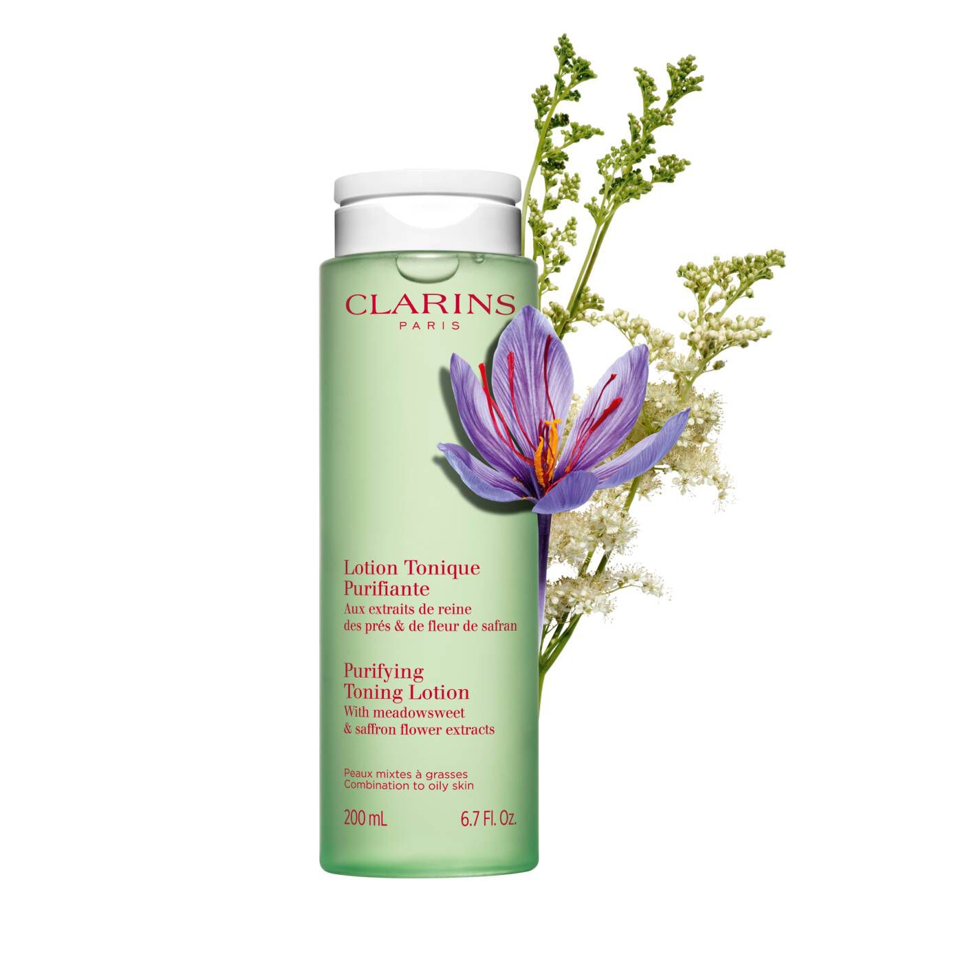 Shop Clarins Purifying Toning Face Lotion For Oily Skin 6.7 Oz.