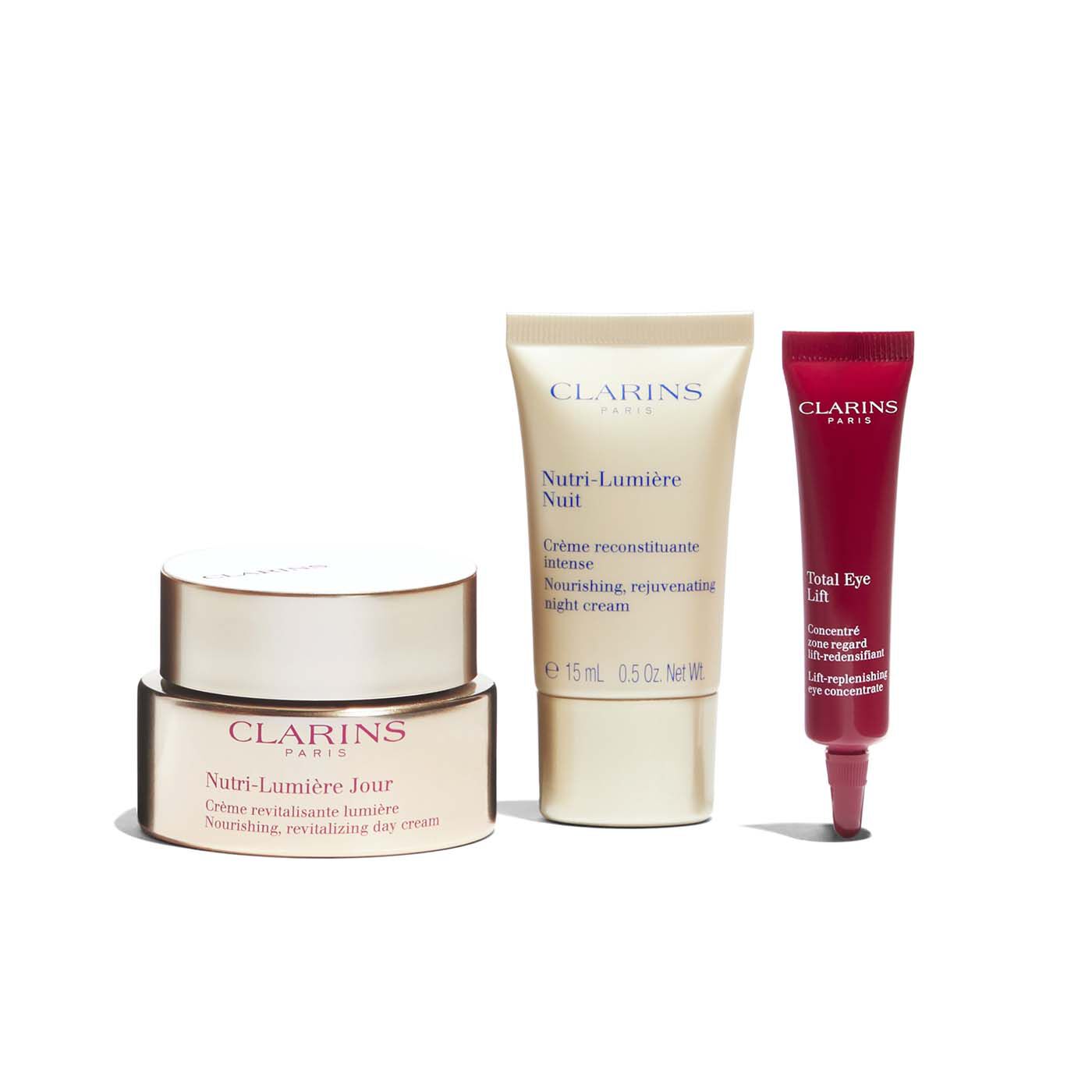 Clarins Nutri-lumière Collection In White