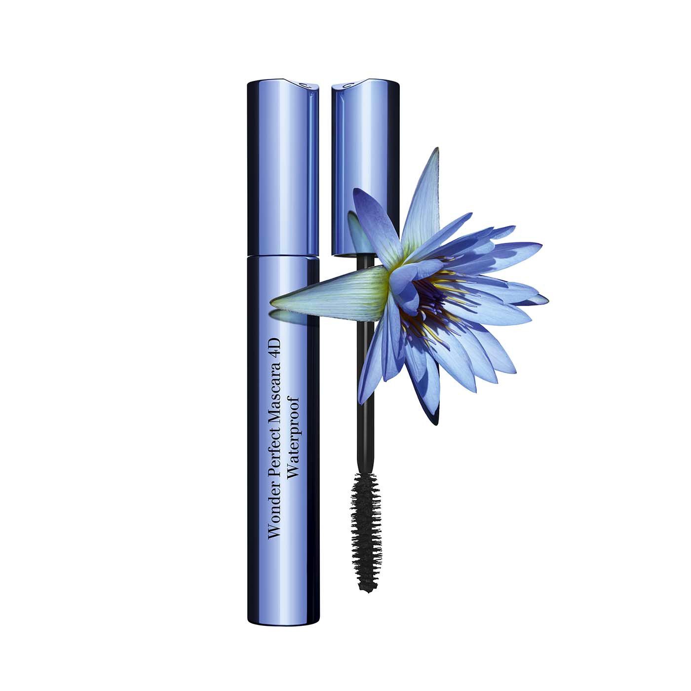 Shop Clarins Wonder Perfect Mascara 4d Waterproof In 1 Perfect Black