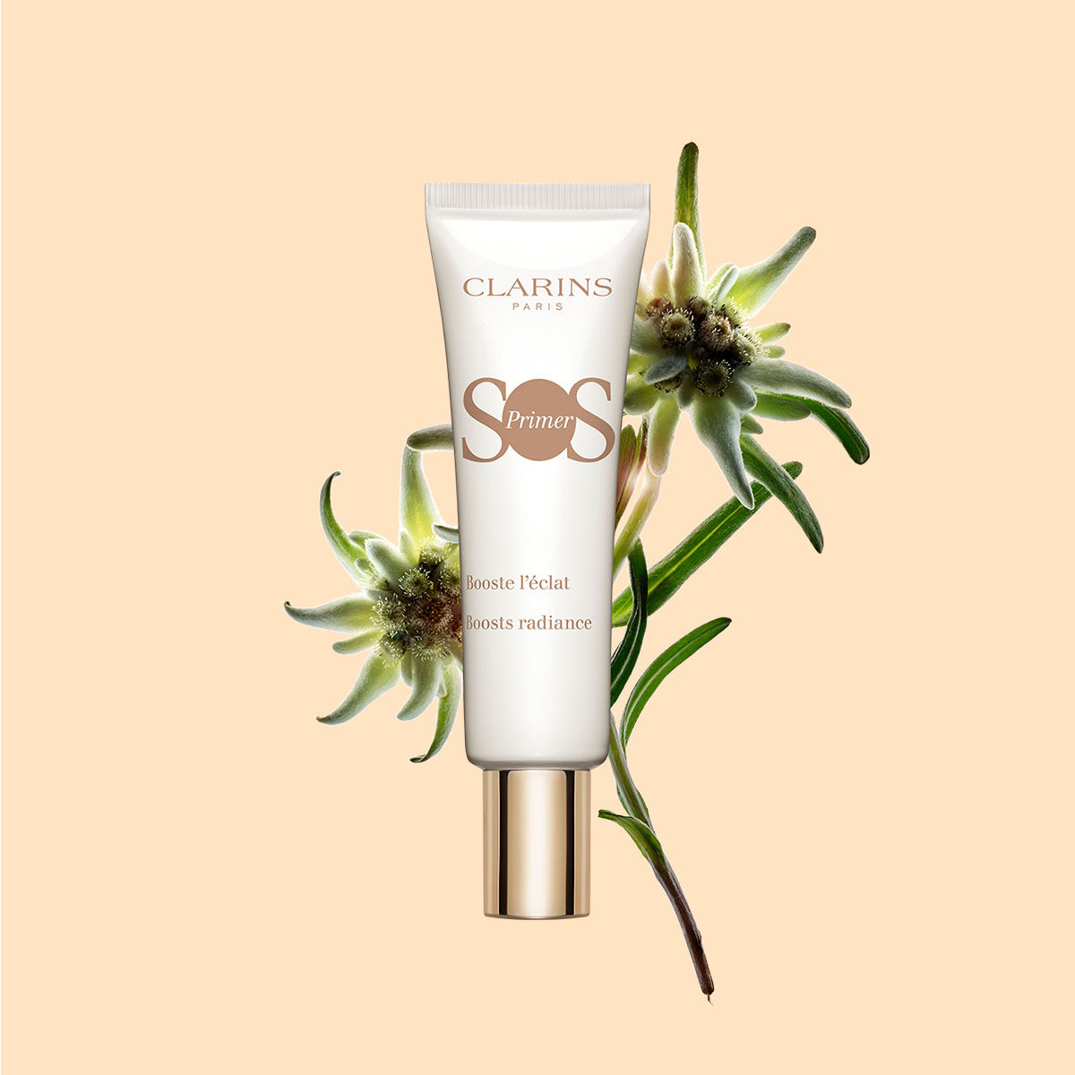 SOS Color Correcting + Hydrating Face Primer - White | CLARINS®