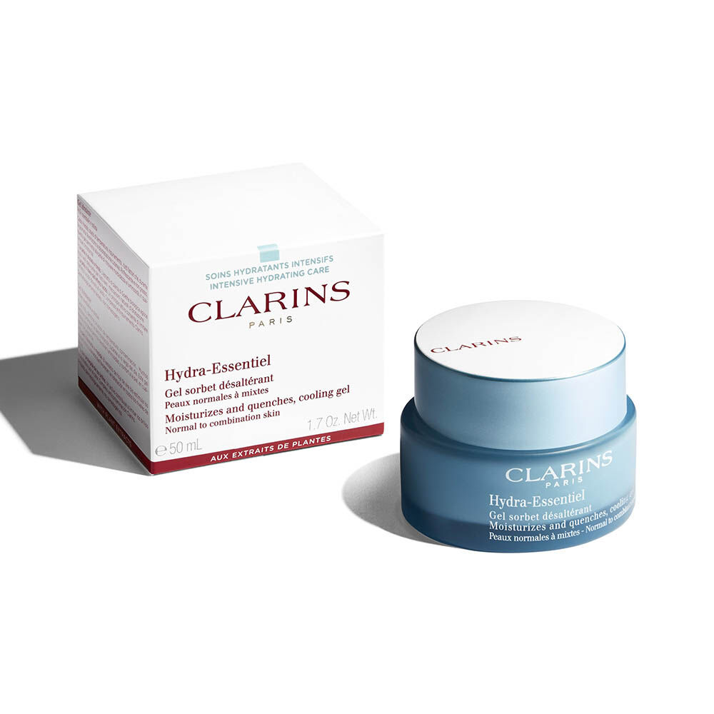 clarins hydra essentiel moisturizes and quenches cooling gel