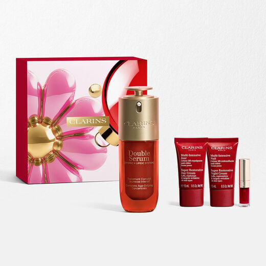 DOUBLE SERUM&reg; + Super Restorative Collection Anti-Aging Skincare Gift Set