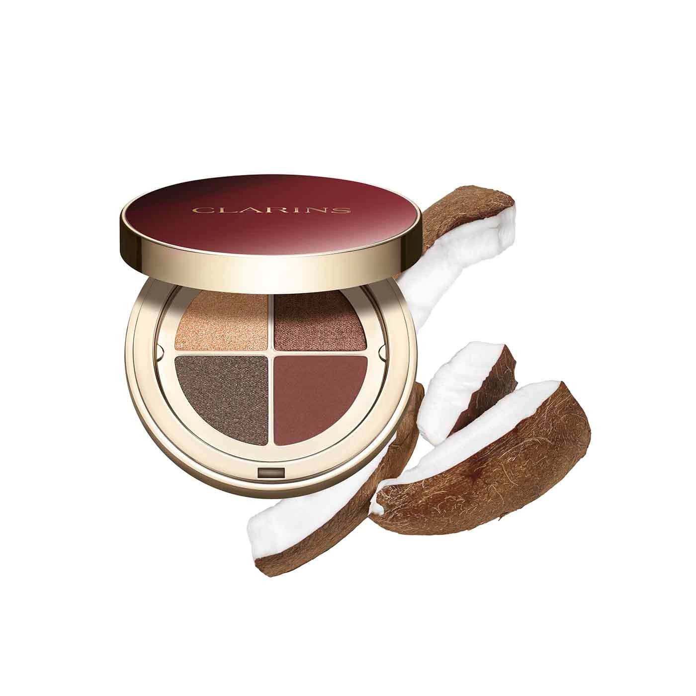 Shop Clarins Ombre 4 Couleurs Eyeshadow Palette In 1 Maple Gradation