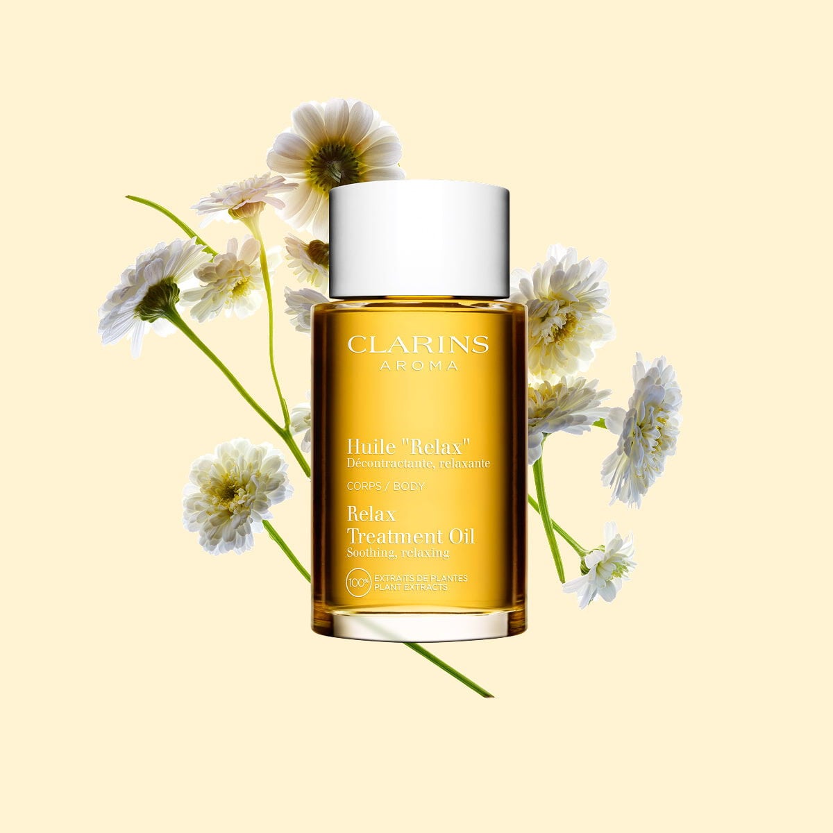 Relax Body Treatment Oil, Muscle Soothing Body Oil | CLARINS®
