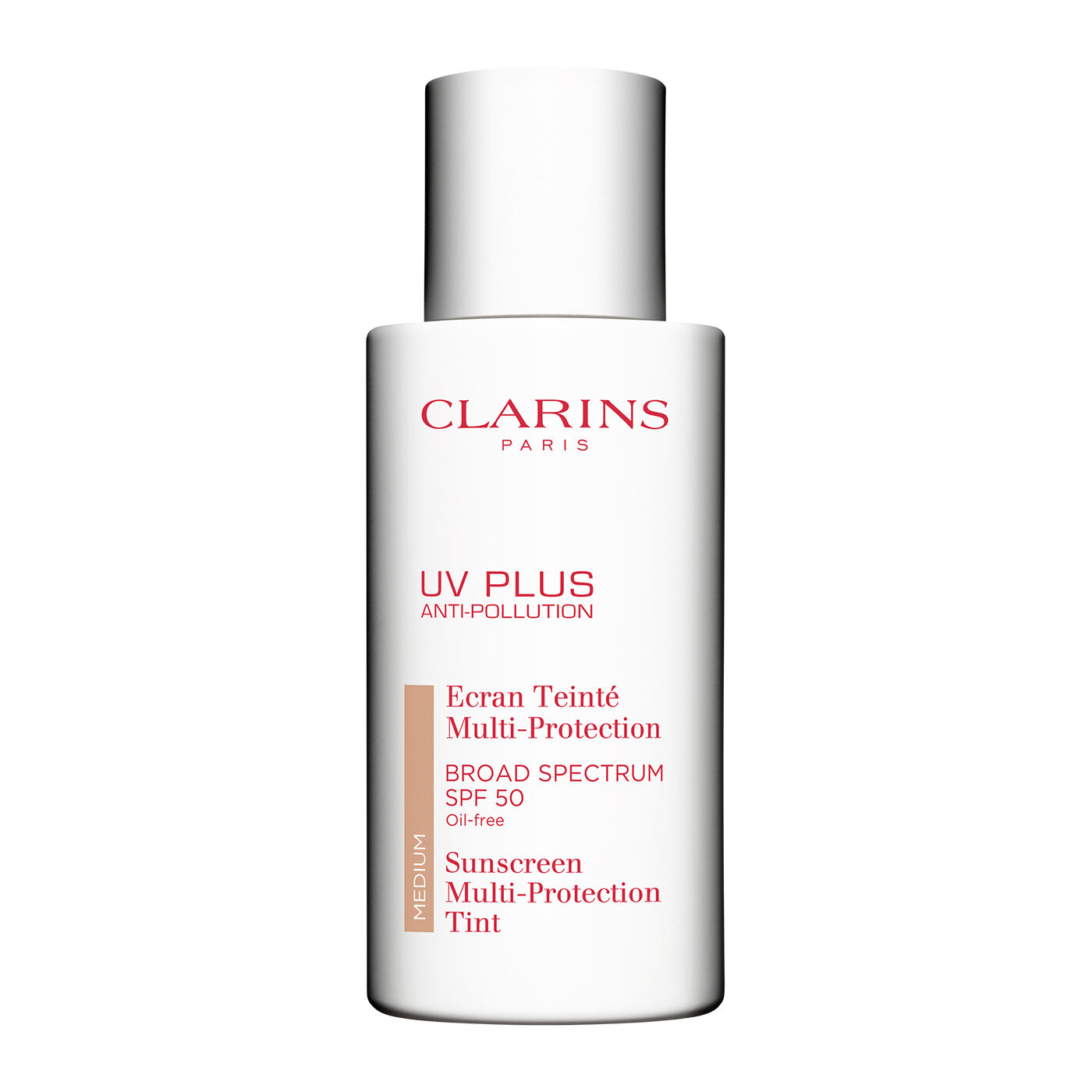 SPF 50 Tinted Facial Sunscreen - Oil Free | CLARINS®