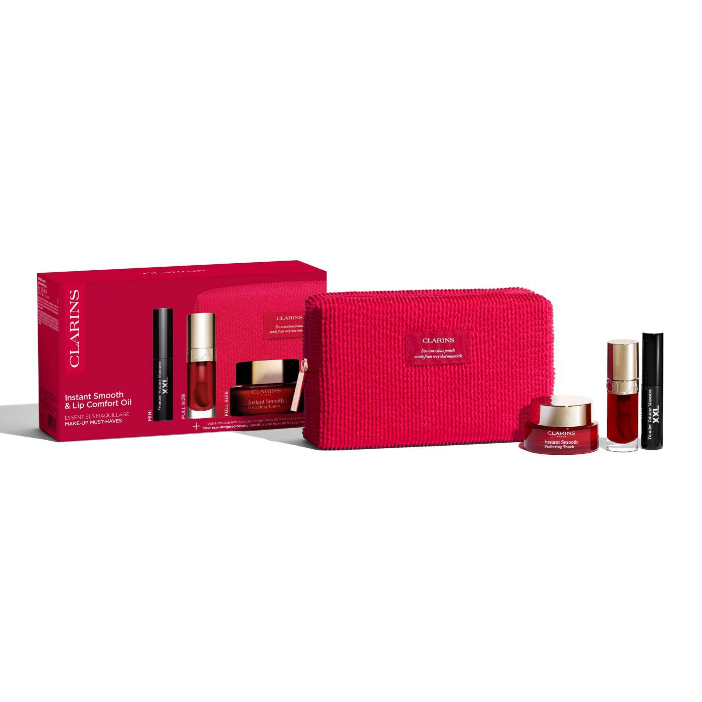 Clarins Must-Have Makeup Kit | Face Primer, Lip Oil, and Mascara