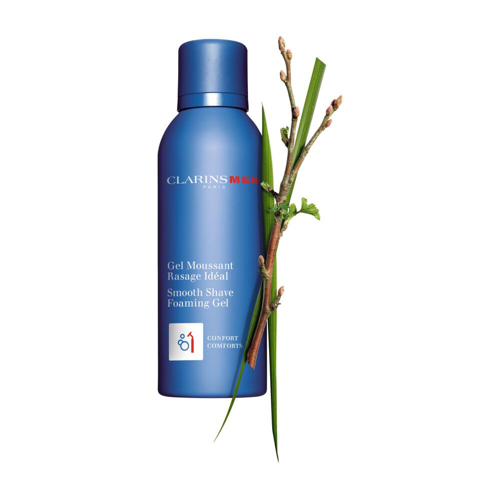 ClarinsMen Smooth Shave Foaming Gel - Moisturizing Shaving Foam for Men