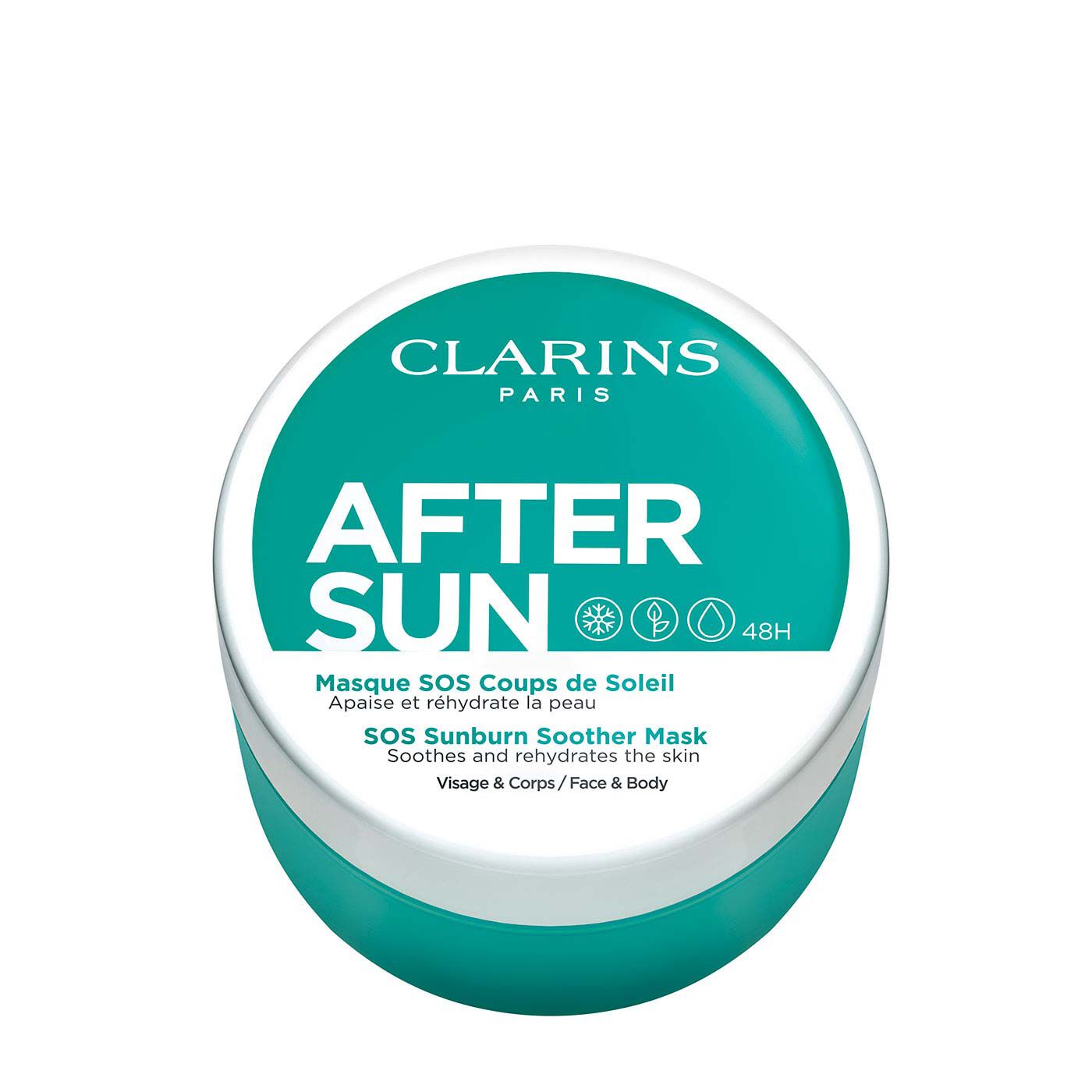 Clarins Sos Sunburn Soother Mask In White