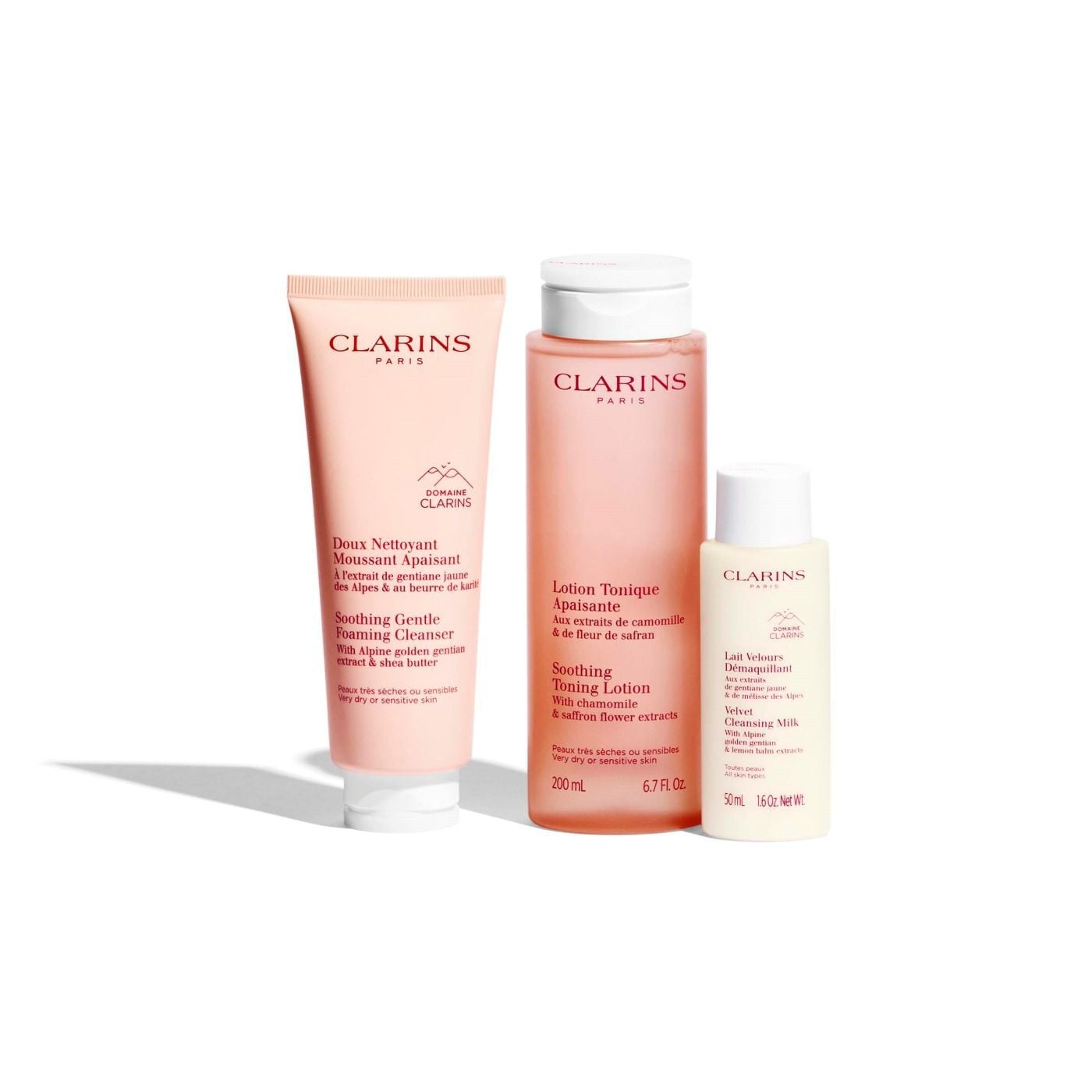 Cleansing Trio for Very Dry Skin or Sensitive Skin | CLARINS®