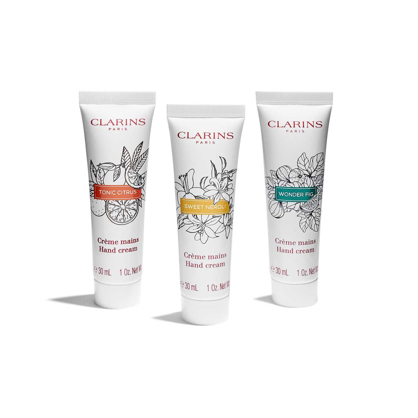 clarins tonic citrus hand cream