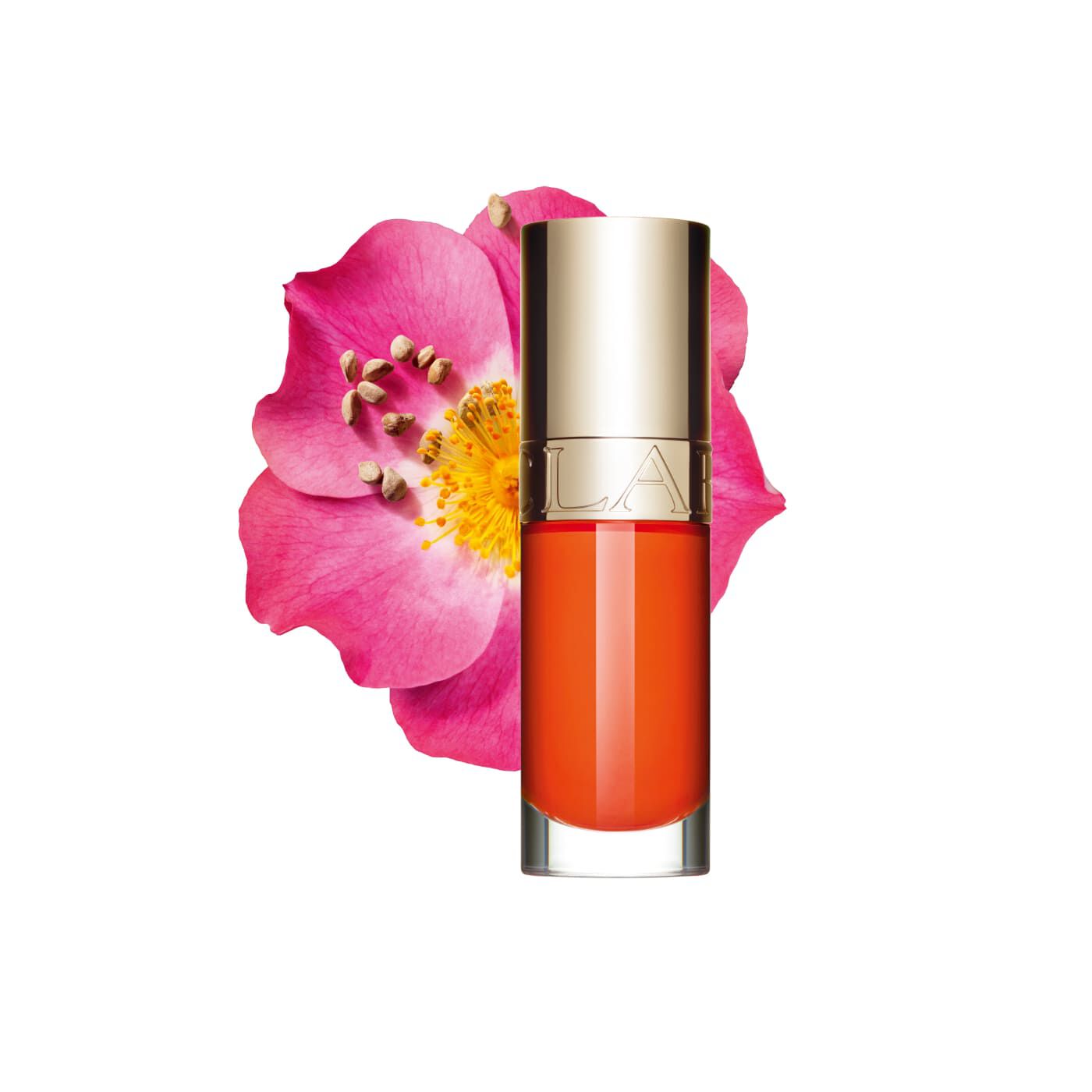 Shop Clarins Lip Comfort Oil - Power Of Colours In 22 Daring Orange