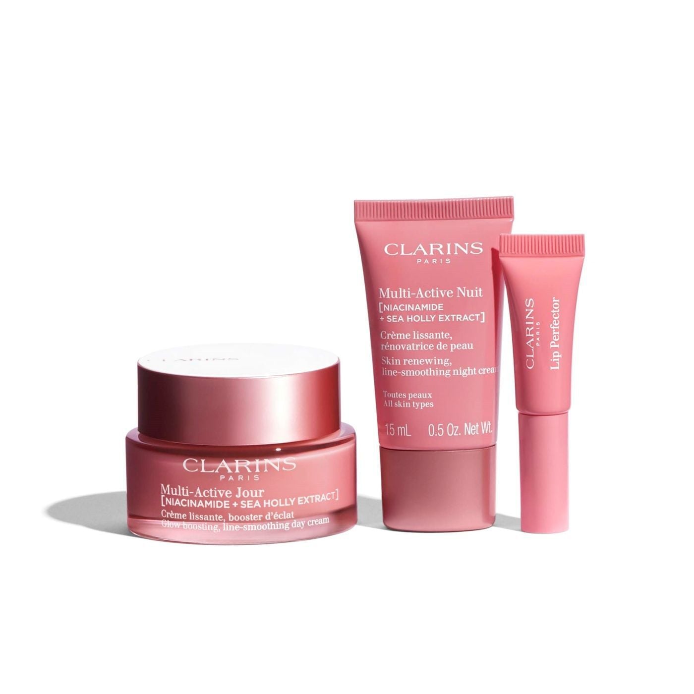 CLARINS Multi-Active Jour & Nuit セット Multi-Active Starter Kit | Multi-Active Day + Night Cream + Lip
