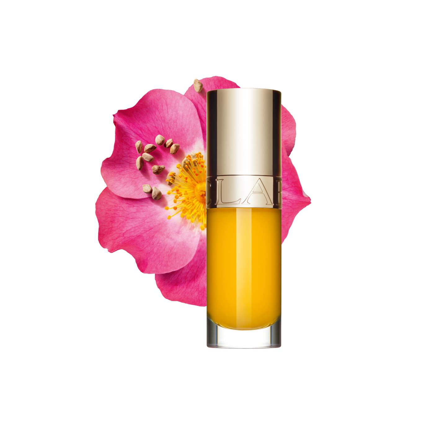 Shop Clarins Lip Comfort Oil - Power Of Colours In 21 Joyful Yellow