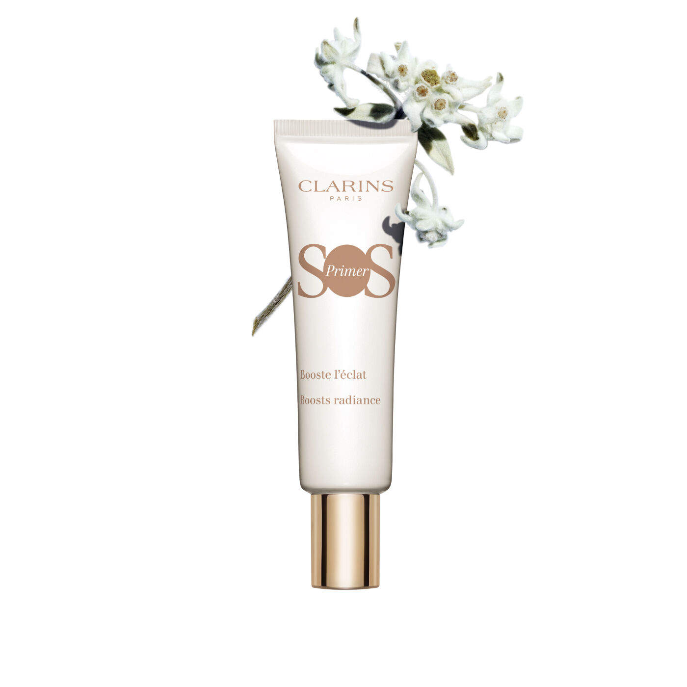 Shop Clarins Sos Color Correcting Face Primer - Luminosity In White.