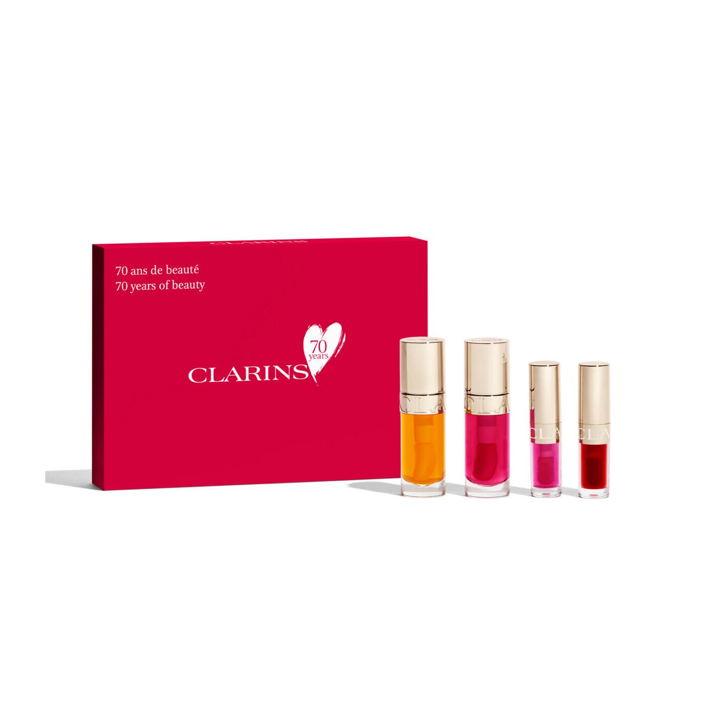 Clarins Iconic Lip Oils Collection In White
