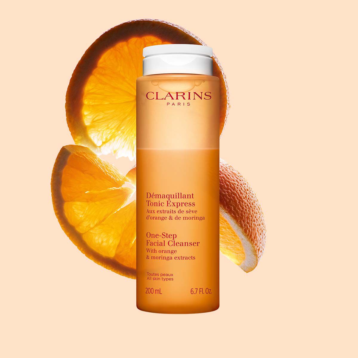 One-Step Facial Cleanser with Orange Extract | CLARINS®
