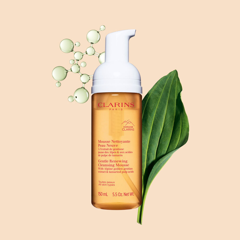 Gentle   Renewing Cleansing Mousse - Lightweight Facial Mousse Cleanser