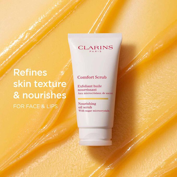 Comfort Scrub Moisturizing + Exfoliating Gel Face Scrub for Dry Skin