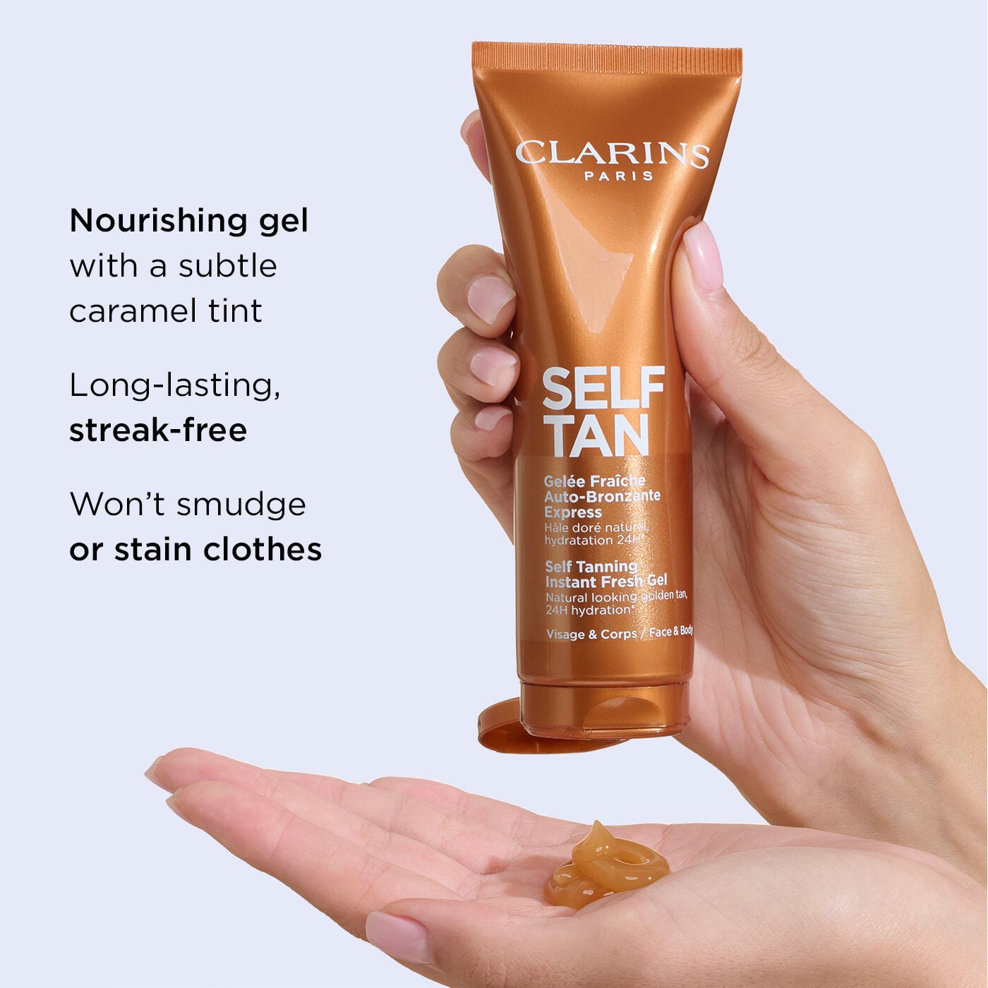 Self-Tanning Gel Face + Body Tanner | CLARINS®